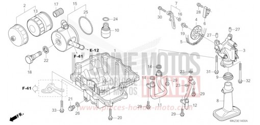 OIL PAN/OIL PUMP CBR600R3R de 2024